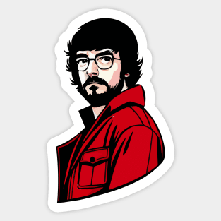 La Casa De Papel Professor Sticker